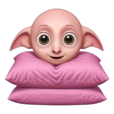 pink dobby from harry potter  sticker
