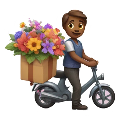 flowers and gift -delivery with magic sticker
