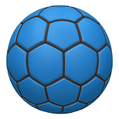blue soccer ball sticker
