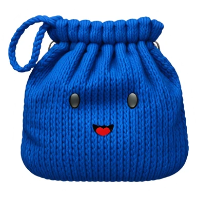 Knitted Bag sticker