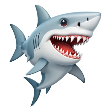 A shark siren  sticker