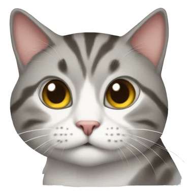 Cat with cathat sticker