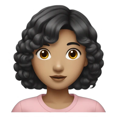 black-hair-korean-girl sticker