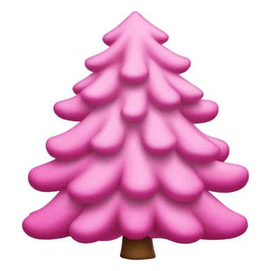 Pinker Weihnachtsbaum  sticker