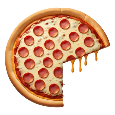 Pizza bacon sticker