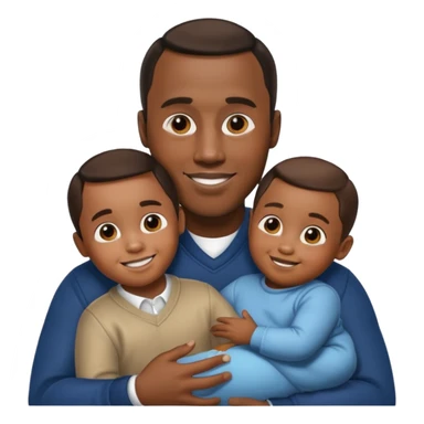 Diddy holding child sticker