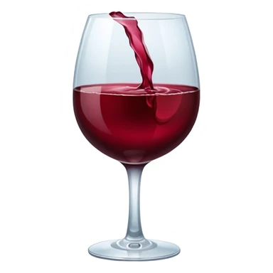 glass of wine  sticker
