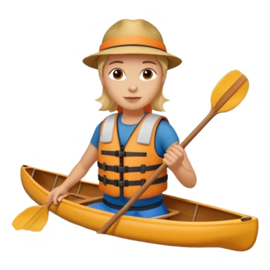 canoeist sticker
