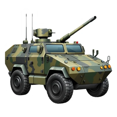 generate an ultra realistic armored vehicle sticker