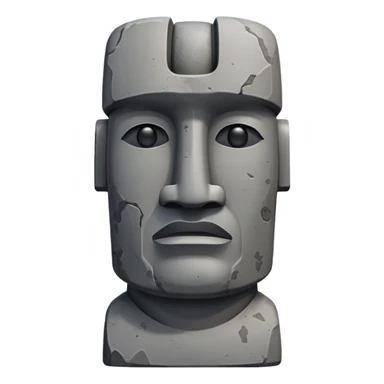 Moai emoji  sticker