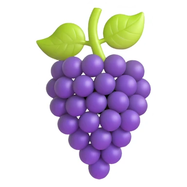a single grape sticker