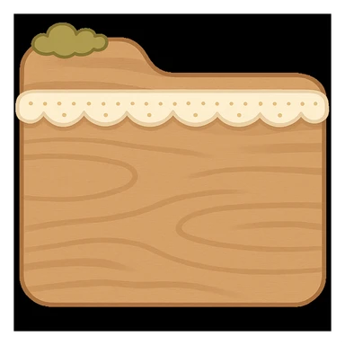 Render this folder. Remove the plants. KEEP THE STYLE INTACT. Render it as if it were open. white frills, but the plants at the very top can stay. sticker