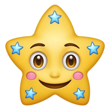 Smiling emoji with star eyes sticker