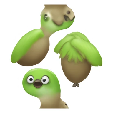 cute Kiwi bird sticker