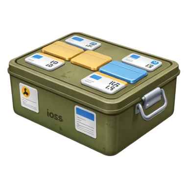 military daily rations sticker