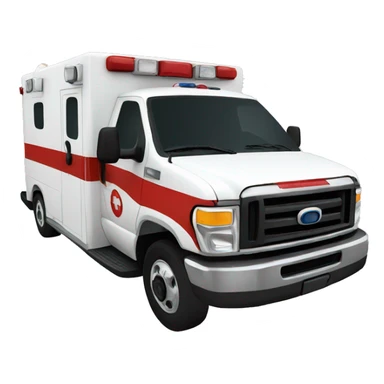 siren ambulance sticker