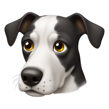 Un perro dálmata grande bonito ojos cafés sticker