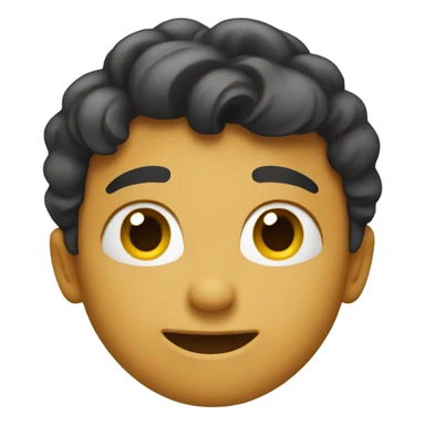 a regular emoji face sticker