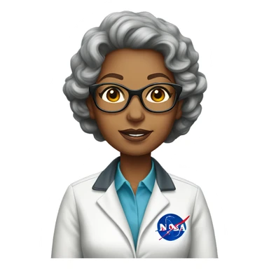 Annie Easley, NASA scientist uniform, remove glasses sticker