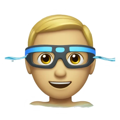 swimming chatbot sticker
