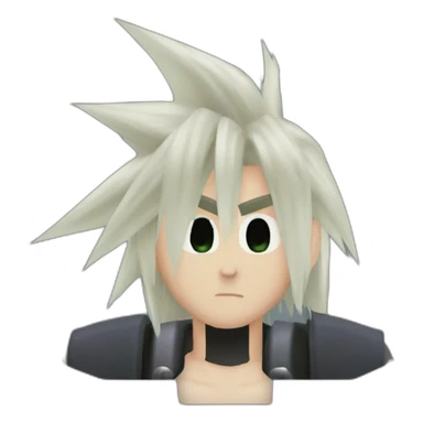 Cloud strife final fantasy VII sticker