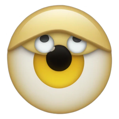 eye roll face sticker