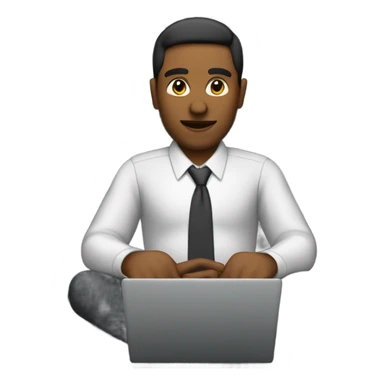 office worker in a taxi cab sticker