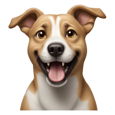 dog screeming sticker