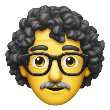 charly garcia with money eyes sticker