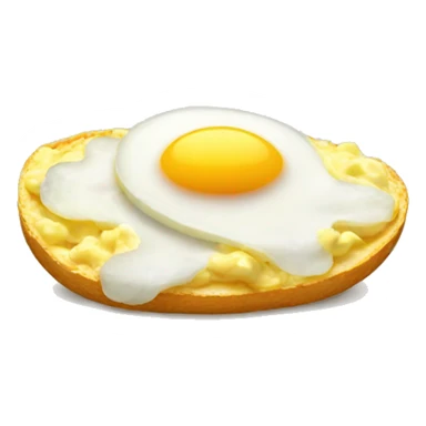 Scrambled eggs with onion sticker