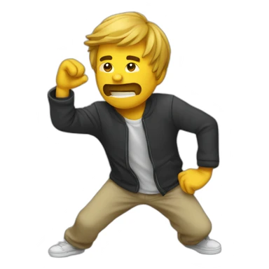 Personne qui fait le dab sticker