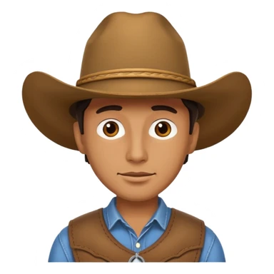 Cowboy Hat Man sticker