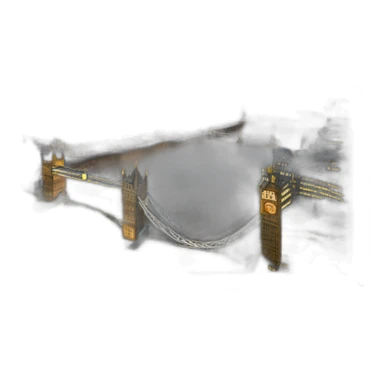 picture frame cityscape skyline of london sticker