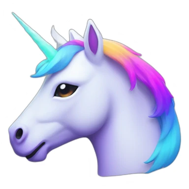 GitHub neon unicorn sticker