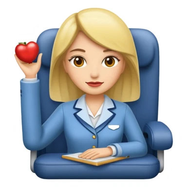 woman first class sticker