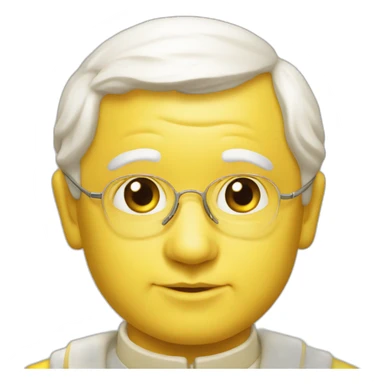 John Paul II yellow sticker