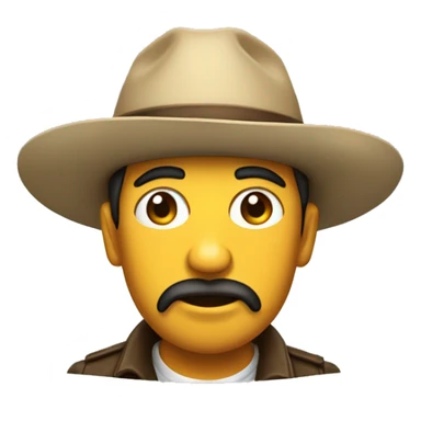 cucaacha con gorra de mejicano sticker