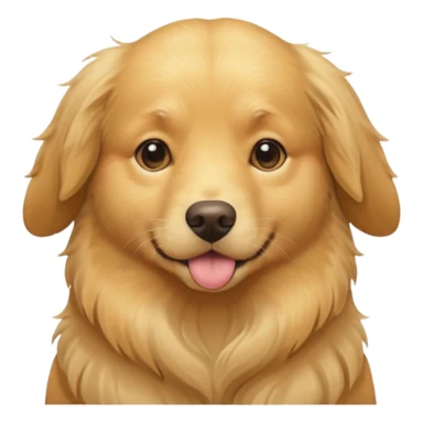 pregnant golden dog sticker