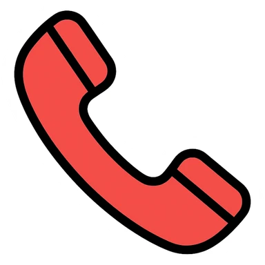 colored telephone icon sticker