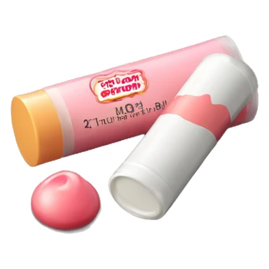 lip balm with label sticker