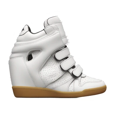 isabel marant wedge sneakers sticker