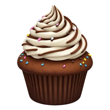 chocolate cupcate sticker