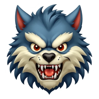 Werewolf mixed with a monster  sticker