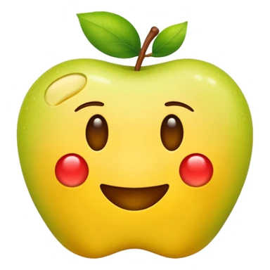 süßes Protein-Emoji, freundlich, molekulare Genetik, Apple-Emoji-Stil sticker