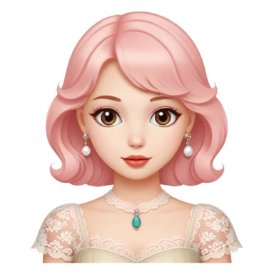 coquette girl  sticker