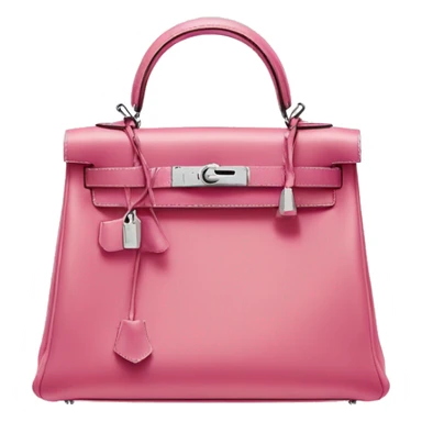 Hermès pink Kelly bag sticker