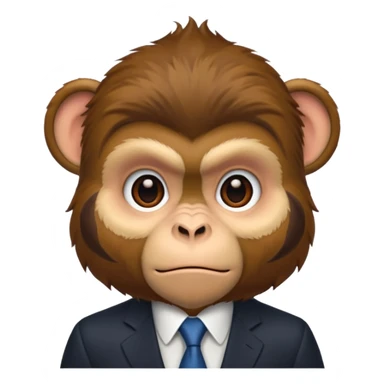 İs adamı maymun sticker