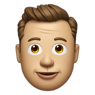 elon musk mr potato head sticker