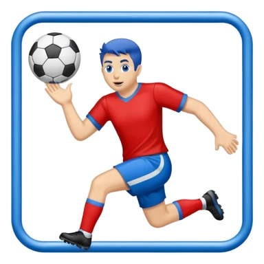 
 “Goal” sign comic style blue (#00A3E0) and red (#F9423A)  sticker