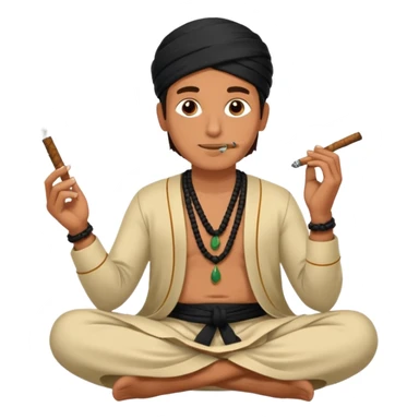 Hukka with khaat sticker